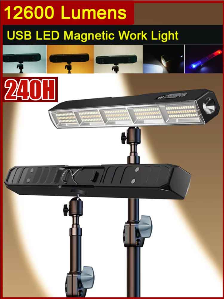 High Power Magnetic LED Light  - Power Bank recension och pris