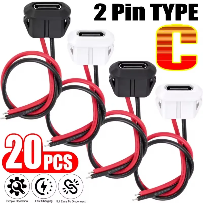 2P Type-C Female 2Pin USB Conn - Usb Hub recension och pris