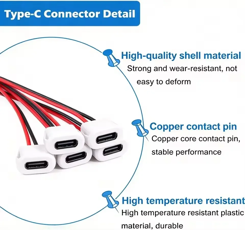 2P Type-C Female 2Pin USB Conn - Usb Hub recension och pris
