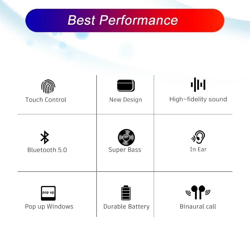 Bluetooth 5.3 New Air Por 5 Wi - Headphones Wireless recension och pris